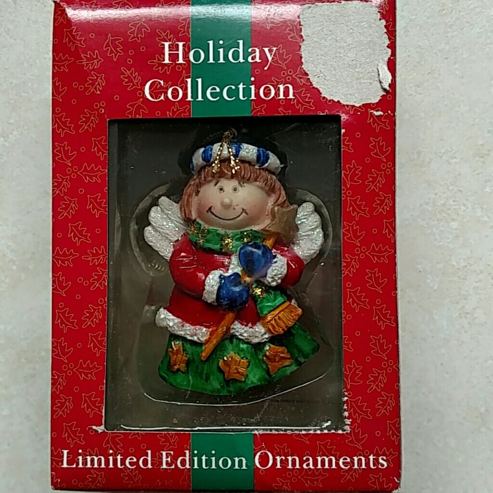 Christmas Santa Angel Ornament